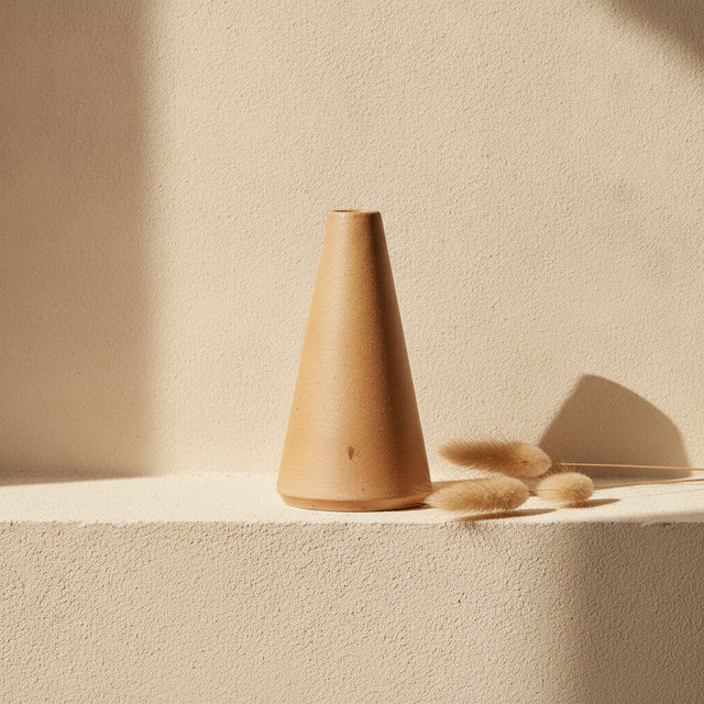 Vaso Sabbia — grès smaltato opaco, Kaya Deco